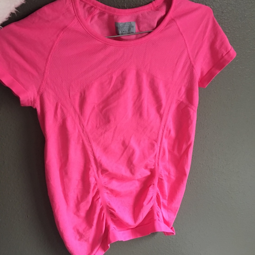 Bright pink athleta top
